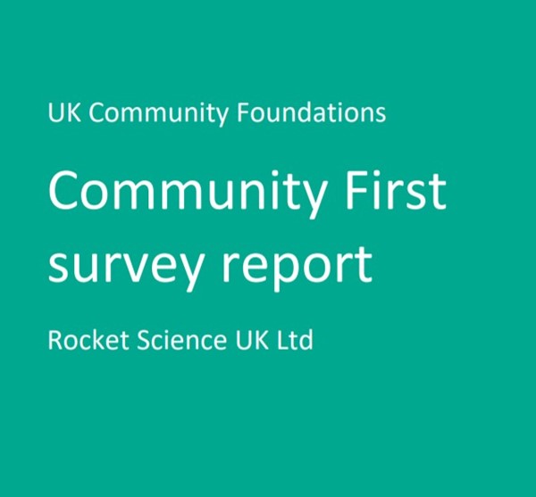 Community first survey report cover